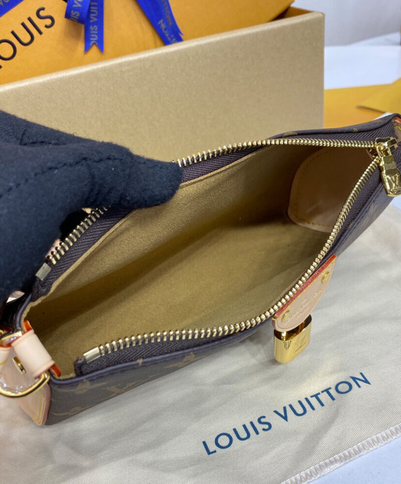 Louis Vuitton Pochette Tirette M47123 Brown